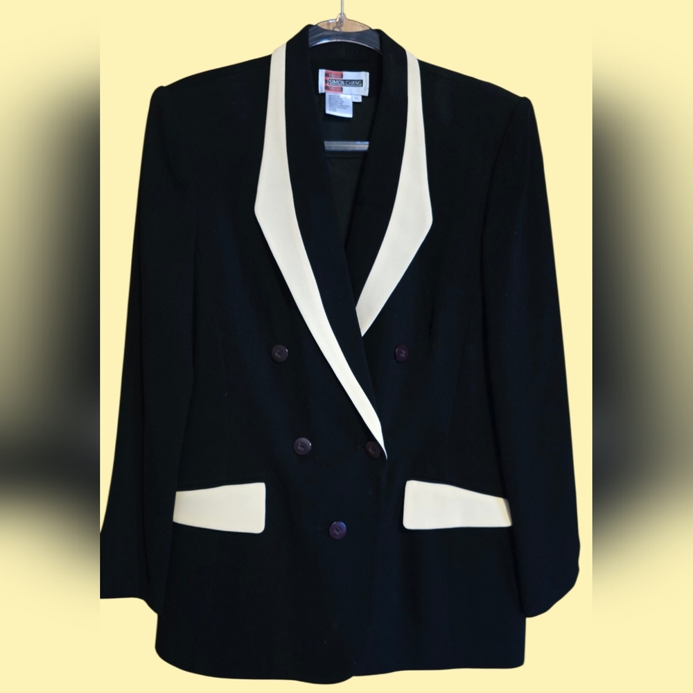 Simon Chang Size 12 Business Blazer